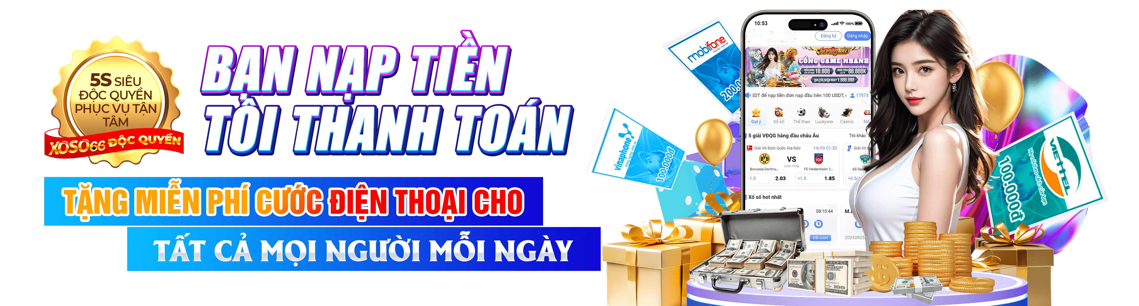 Hình ảnh quảng cáo của mcw818 hiển thị nền tảng và các lợi ích